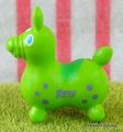 Miniature Rody Horse (S) : Lime Green / Lilac Spots  