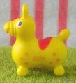 Miniature Rody Horse (S) : Yellow / Orange Spots  