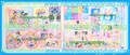 Sailor Moon Bandai Gashapon : Sailor Moon World 10th Anniversary Jumbo Sticker Sheet #4 (2002) Princess Serenity