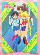 Banpresto : Sailor Moon : Part 2 #12 Regular Card - Sailor Team (NEAR GOOD CONDITION)