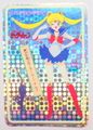 Yamakatsu Card : Sailor Moon Deluxe Double-Sided Prism Pro Card - Sailor Moon Pose (NEAR GOOD CONDITION)