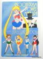 1992 : Sailor Moon : Shitajiki / Illustration Picture Board : Sailor Team & Tuxedo Mask (NEAR GOOD CONDITION)