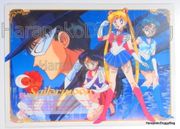 1992 : Sailor Moon : Shitajiki / Illustration Picture Board : Pretty Soldier Sailor Moon / Tuxedo Mask / Rose