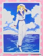 Amada Cards : Sailor Moon R Bromide Part 2 Regular Card #56 - Usagi Tsukino (EXCELLENT CONDITION)