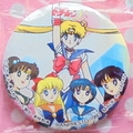 Vintage Sailor Moon : Sailor Moon R : Bishojo Senshi Sailor Moon Button Badge (Banpresto 1993) 