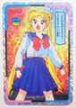 Yamakatsu Card : Sailor Moon R Deluxe Double-Sided Prism Pro Card - Usagi Tsukino (MEDIUM GOOD CONDITION)