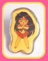 Movic : Pretty Soldier Sailor Moon R - Vintage Sailor Mars Enamel Pin Badge (1993) (NEAR MEDIUM GOOD CONDITION)