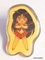 Movic : Sailor Moon R : Pretty Soldier Sailor Moon R - Sailor Mars Pin (NEAR MEDIUM GOOD CONDITION)