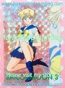 Amada Trading Cards : Sailor Moon S 5th Anniversary Memorial Card Set : Prism Card #5 (1996) (EXCELLENT CONDITION)  