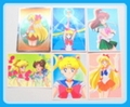 Sailor Moon S Bromide Cards Part 5 (1995) - Sailor Venus Foil & Regular Card Set (VERY GOOD CONDITION)