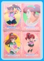 Sailor Moon S DX Bromide Jumbo Cards (1994) - Sailor Jupiter Prism & Regular Card Set (VERY GOOD CONDITION)