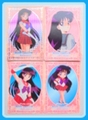 Sailor Moon S DX Bromide Jumbo Cards (1994) - Sailor Mars Prism & Regular Card Set (VERY GOOD CONDITION)