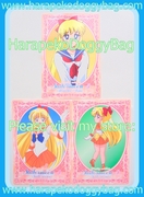 Sailor Moon S DX Bromide Jumbo Card (1994) - Sailor Venus Regular Card Set (VERY GOOD CONDITION)