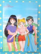 Sailor Moon : Shitajiki/Plastic Board : Casual Clothes  (GOOD CONDITION)