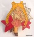 Kanebo Foods Promo Item : Sailor Moon Super S : Miracle Pin - Usagi Tsukino / Glitter 