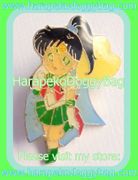Vintage Sailor Moon Super S Miracle Pin Enamel Badge - Sailor Jupiter (NEAR GOOD CONDITION)