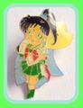 Vintage Sailor Moon Super S Miracle Pin Enamel Badge - Sailor Jupiter (NEAR GOOD CONDITION)