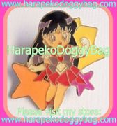 Vintage Sailor Moon Super S Miracle Pin Enamel Badge - Sailor Mars / Stars (GOOD CONDITION)