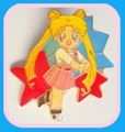 Vintage Sailor Moon Super S Miracle Pin Enamel Badge - Usagi Tsukino / Stars (GOOD CONDITION)