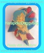 Vintage Sailor Stars Miracle Pin Enamel Badge - Sailor Mercury