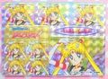 Amada Sticker Card : Sailor Stars : Seal Club : Eternal Sailor Moon (1996) (VERY GOOD CONDITION)
