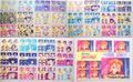 Amada Sticker Cards : Sailor Stars : Seal Club : Full Set of 37 (1996 (NEAR GOOD - NEAR EXCELLENT CONDITION)