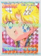 Amada Trading Card : Sailor Stars PP15 : Soft Prism Card #747 (1996) Eternal Sailor Moon (EXCELLENT CONDITION)