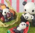Subarudo Pandas At Play #4 Tea Time (WRINKLED PACKAGING/CREASED CARD) 