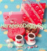 Takara Miniature Toys : Hello Kitty - Gourmet de Kitty Mini Food Sample (2006) Pink Version #3 - Miniature Japanese Sweet Chocolate Gift Time