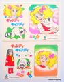 Vintage 1970s : Candy Candy Anime - 2 Seika Note Stickers