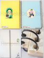 Vintage 1975 : Mini Memo Notebook Set : Illustration by Sachiko Kana 