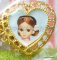 Vintage 70s : Licca Chan Doll Pendant Necklace (HEART/GOLD-COLORED) Vintage 70s : Licca Chan Doll Pendant Necklace (HEART/GOLD-COLORED)