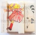 Vintage 1970s : Candy Candy Anime Erasers (SET OF 4)