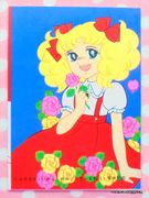 Vintage 1970s : Candy Candy Trading Card - Roses