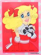 Vintage 1970s : Candy Candy Trading Card - Red Dress