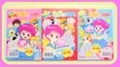 Vintage Japanese Anime : Goldfish Warning! Coloring Notepad Books With Stickers Set (1991) Illustrations by Neko Nekobe