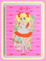 Vintage Japanese Retro Girl Mini Notebook (1970s) : Illustrations by Yoko Izumi
