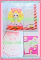 Vintage Ribon Comics Furoku : Deluxe Christmas Letter Set (December 1970) : Illustrations by Yukari Ichijo