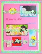 Vintage Ribon Comics Furoku : "Romance Pad" Paper Notepad (June 1982) : Illustrations by Eiko Mutsu