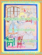 Vintage Ribon Comics Furoku : "Yukari Note" Paper Notebook (November 1980) : Illustrations by Yukari Ichijo