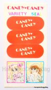 Vintage late 1970s : Nakayoshi Comics Furoku - Candy Candy Variety Sticker Sheet 