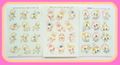 Vintage Macoto Takahashi Midori Sticker Sheet Set - Kawaii Retro Animals (1960s)