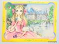 Vintage 1969 : Shojo Comics Furoku Paper Card - Le Chateau : Illustration by Macoto Takahashi