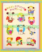 Vintage Nakayoshi Comics Furoku : Nakayosi Spring Up Seal Sticker Sheet - Hello! Spank Stickers (April 1979) : Illustrations by Shizue Takanashi  & Others