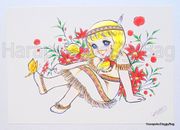 2000s : Mayme Angel : Postcard - Butterfly : Illustration by Yumiko Igarashi