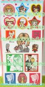 Retro Rune Naito Sticker Sheet - Fashionable Lady (2008)