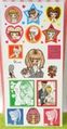 Retro Rune Naito Sticker Sheet - Fashionable Lady (2008)