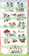 Retro Rune Naito Sticker Sheet - Kawaii Panda (2008)