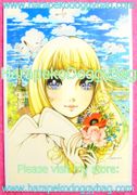 Retro Shojo Girl Postcard - Breezy Day (2010) : Illustration by Macoto Takahashi