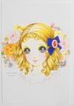 Retro Shojo Girl Postcard - Dreaming Girl (2014) : Illustration by Macoto Takahashi